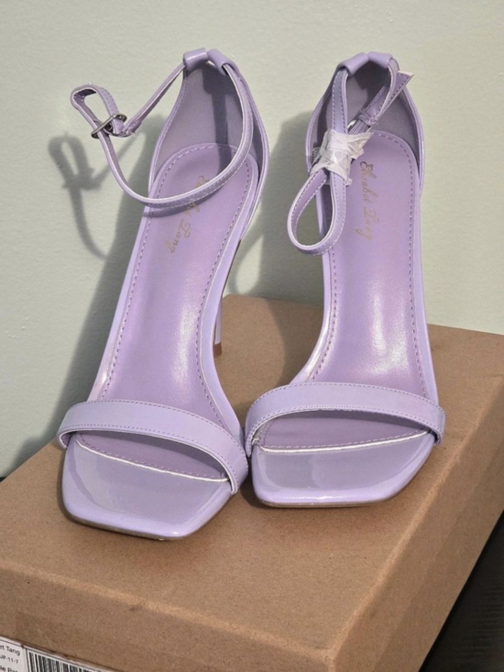 Elisabet Tang Women's Stiletto High Heels Strappy Sandals Size 7
